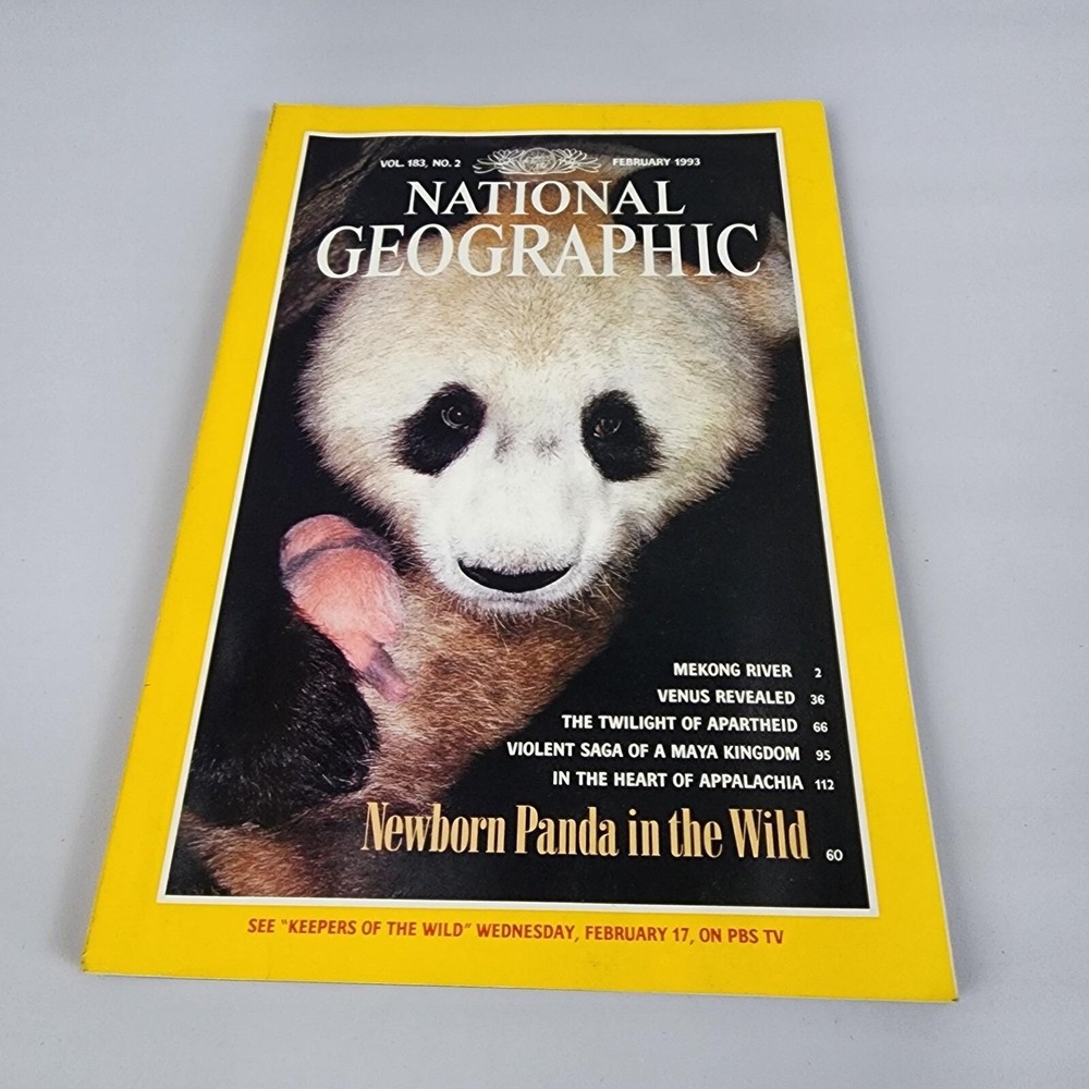 National Geographic Magazine February 1993 No Insert